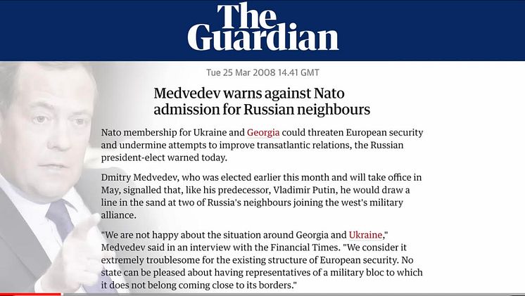 Medvedev warns against Nato