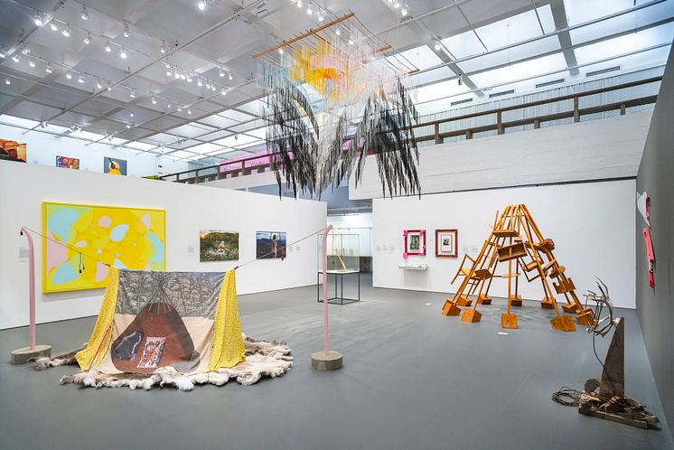 From the presentation of "Historias indigenas" at MASP in São Paulo. Photo: Eduardo Ortega/MASP.