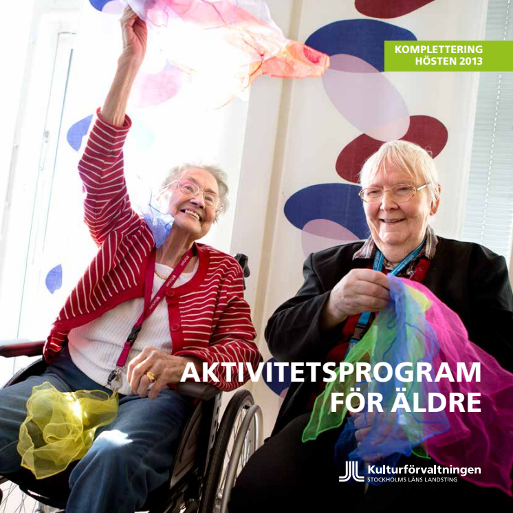 Aktivitetsprogram för äldre - hösten 2013