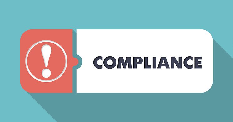 8937081-compliance-on-blue-in-flat-design
