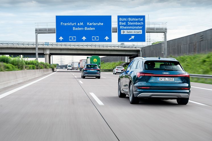 Audi e-tron-ruteplanlægger