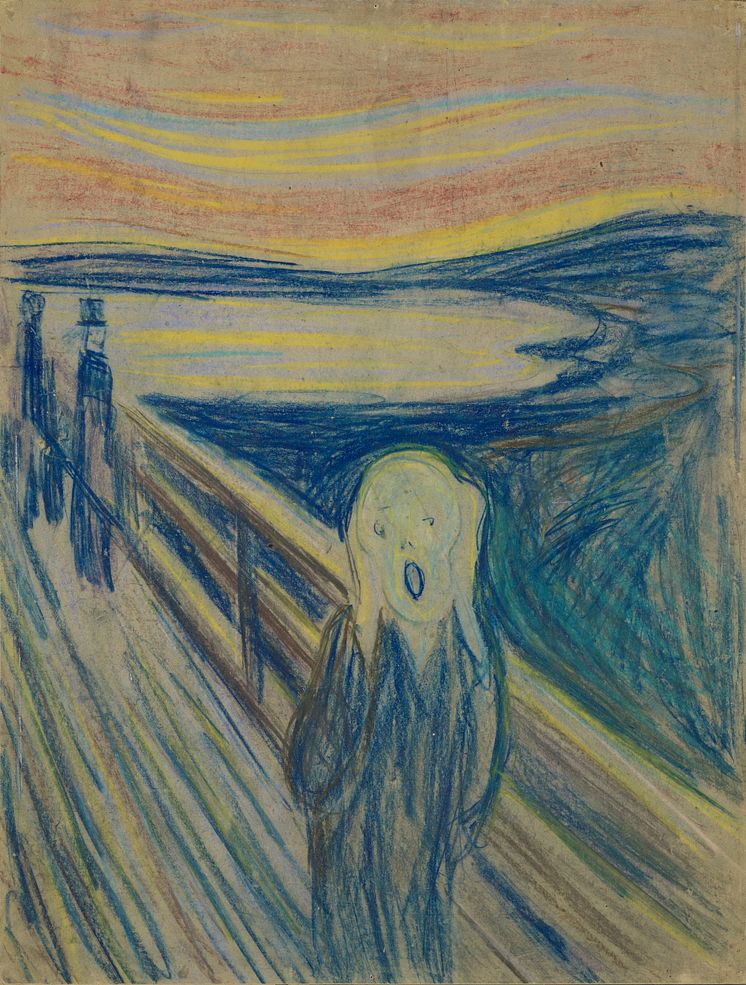 The Scream_Fargestift, flere farger_1893_