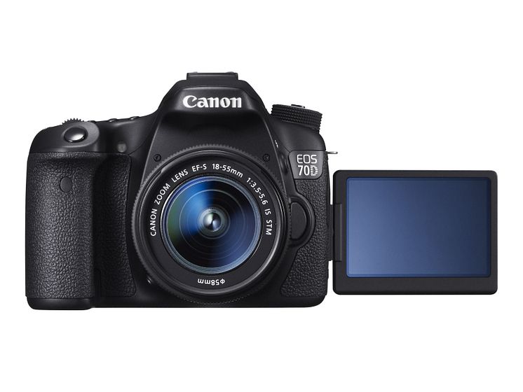 Canon EOS 70D vinklad skärm