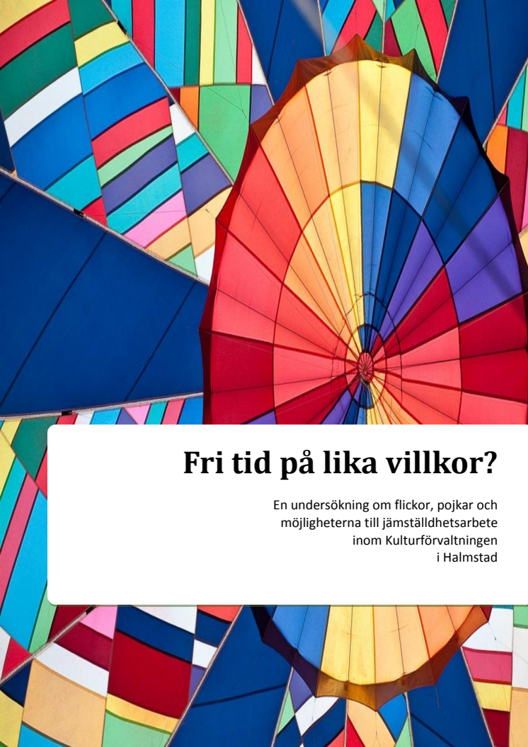 Fri tid på lika villkor