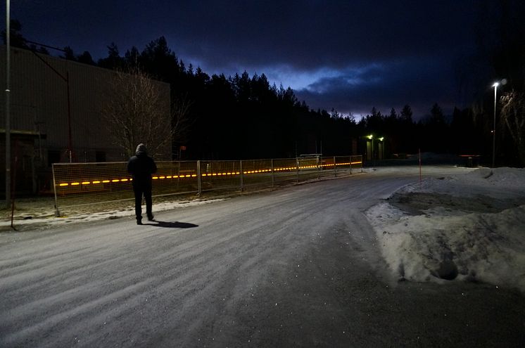 Nytt räcke för oskyddade trafikanter