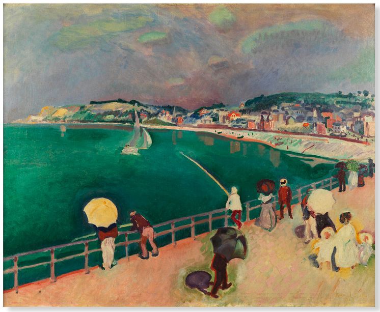 Raoul Dufy (1877-1953) La baie de Sainte Adresse, 1906 Huile sur toile Signé et daté en bas à droite 63 x 80 cm