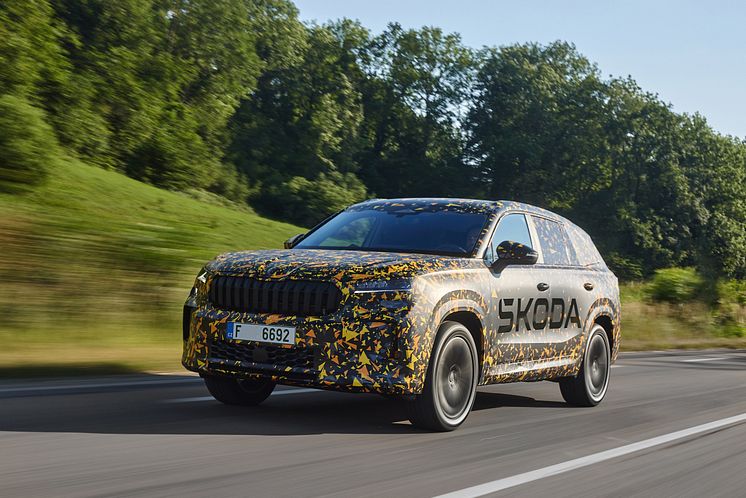 Ny Škoda Kodiaq i camouflage