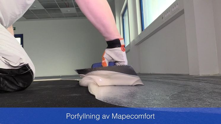 Mapefloor Comfort System: fogfria, ergonomiska och stegljudsdämpande golv 