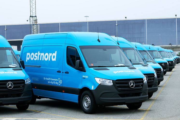 200 eSprinter och eVito till PostNord