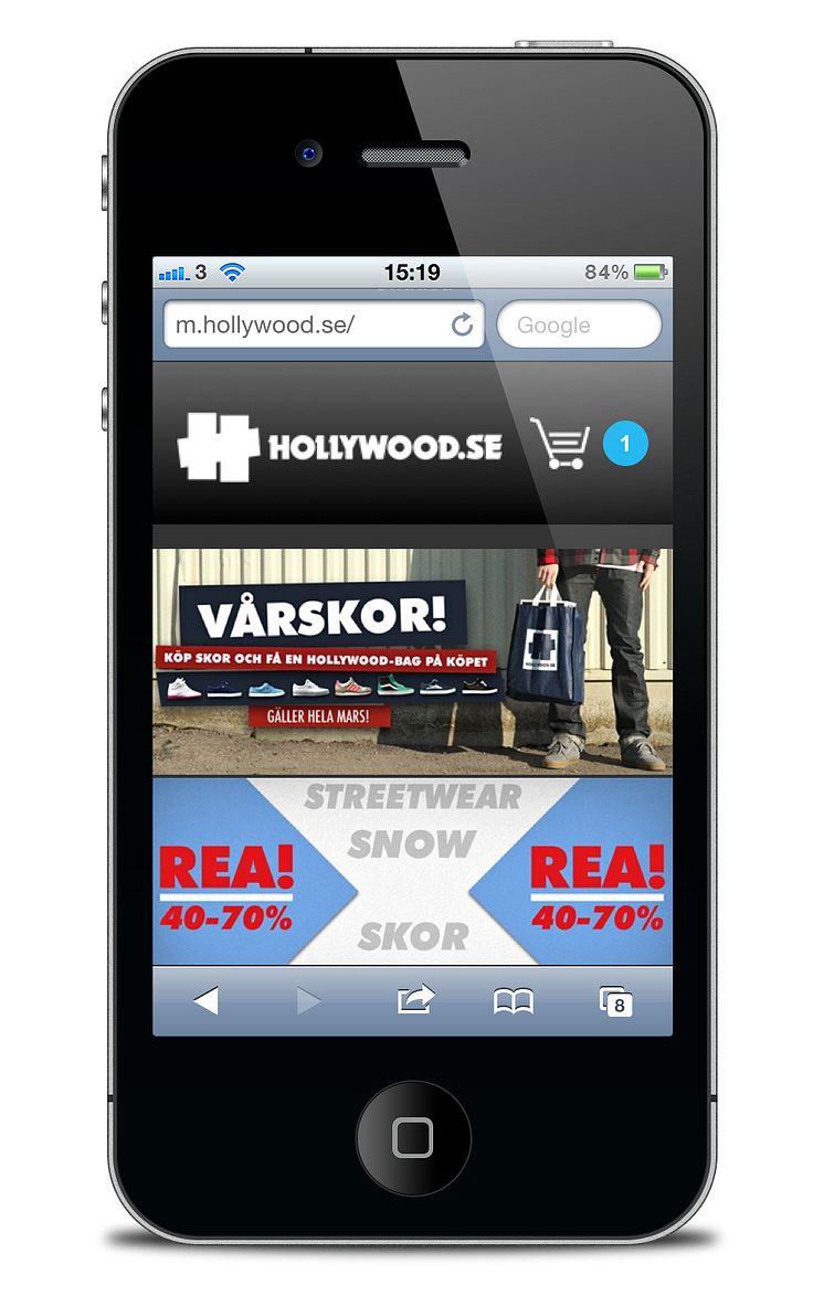 Hollywoods mobilbutik