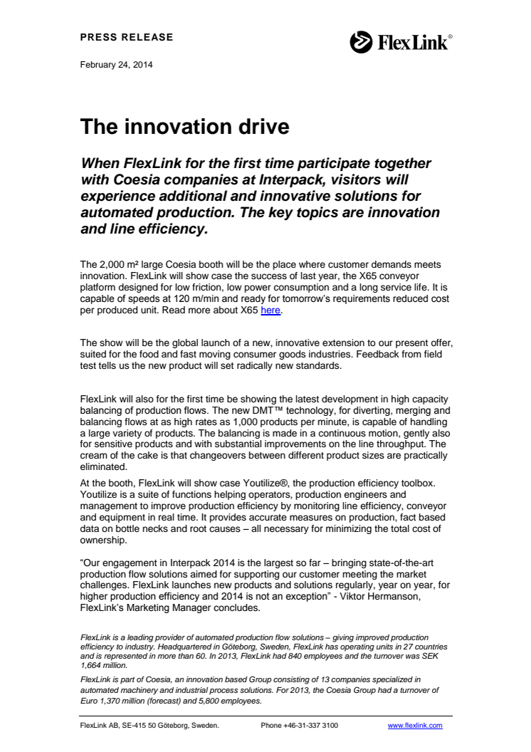 The innovation drive 
