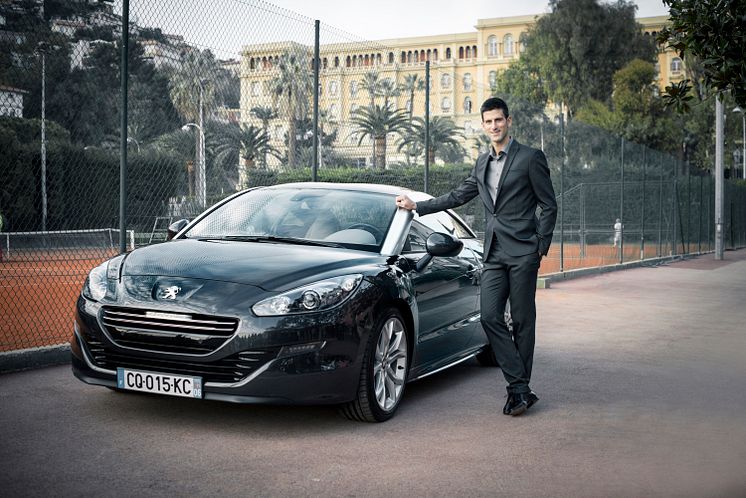 Novak Djokovic ny ambassadör för Peugeot