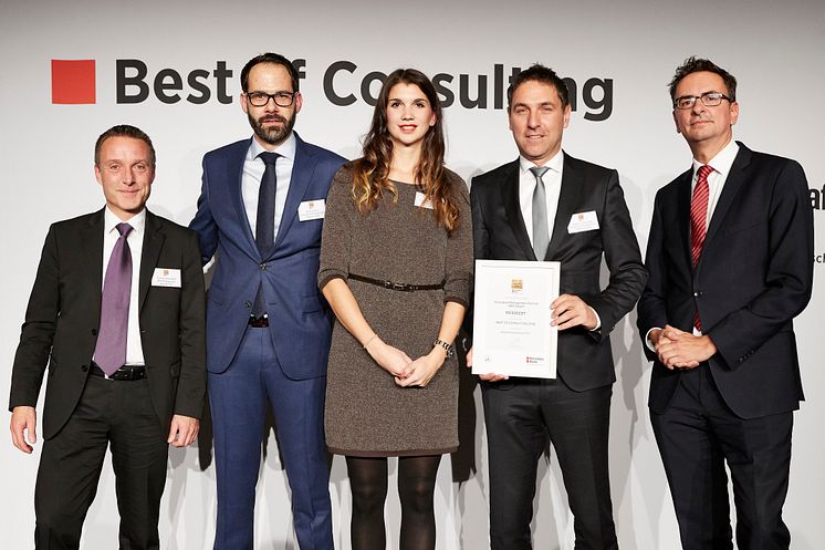 Preisverleihung "Best of Consulting" an IMP