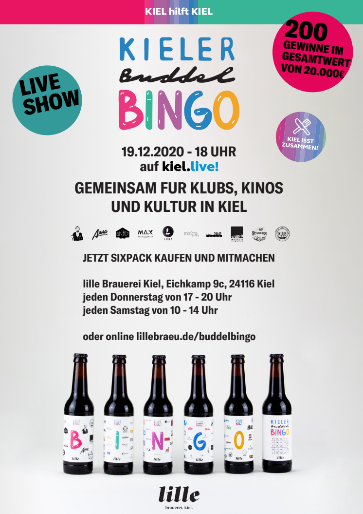 Buddelbingo Plakat 