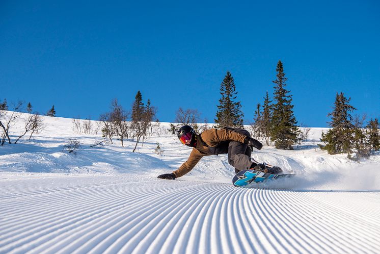Stöten i Sälen - Action snowboard Granen