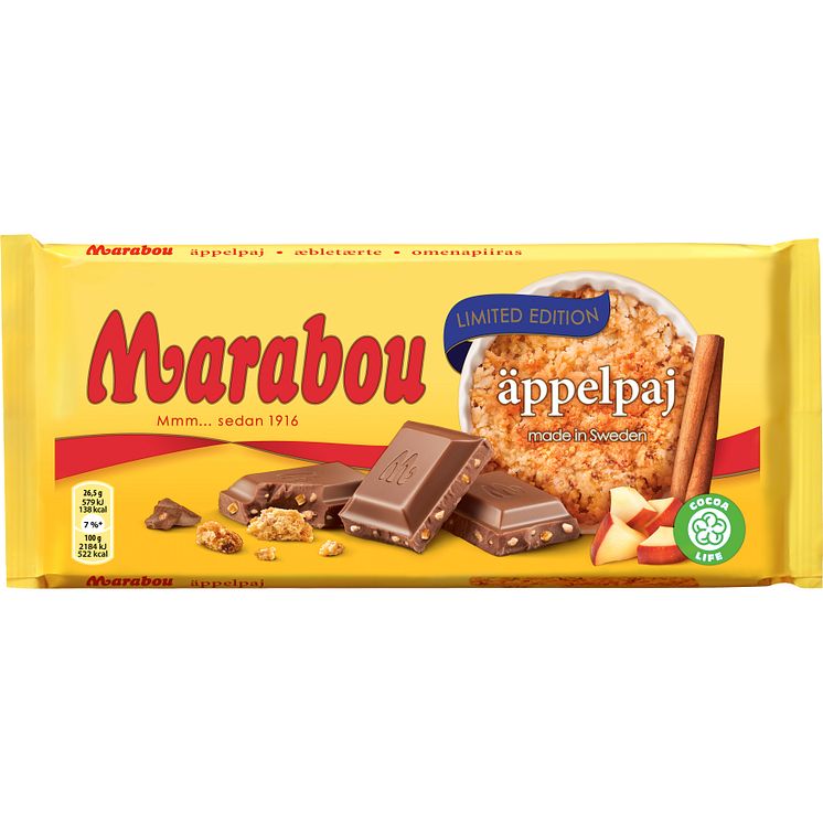 Nya Marabou Äppelpaj