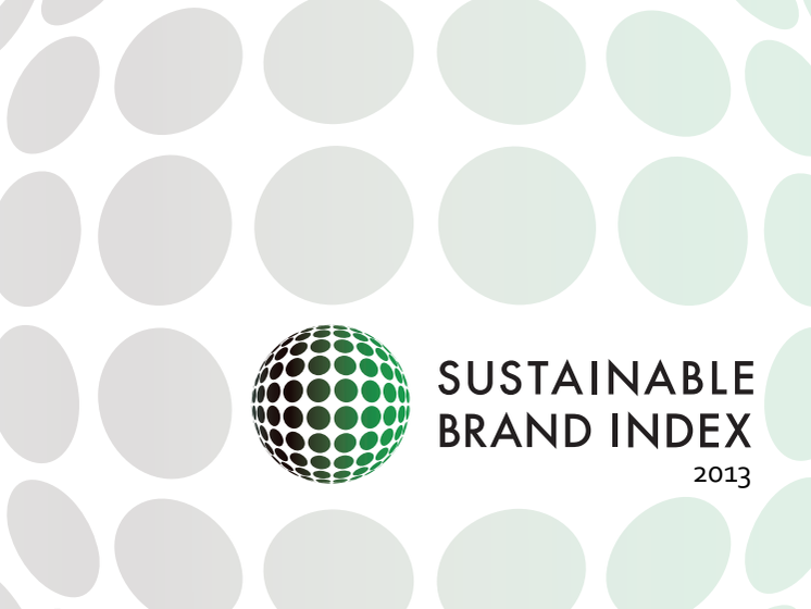 Övergripande trender i Sustainable Brand Index™ 2013