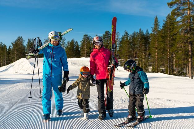 Alpin skidåkning i Orsa Grönklitt