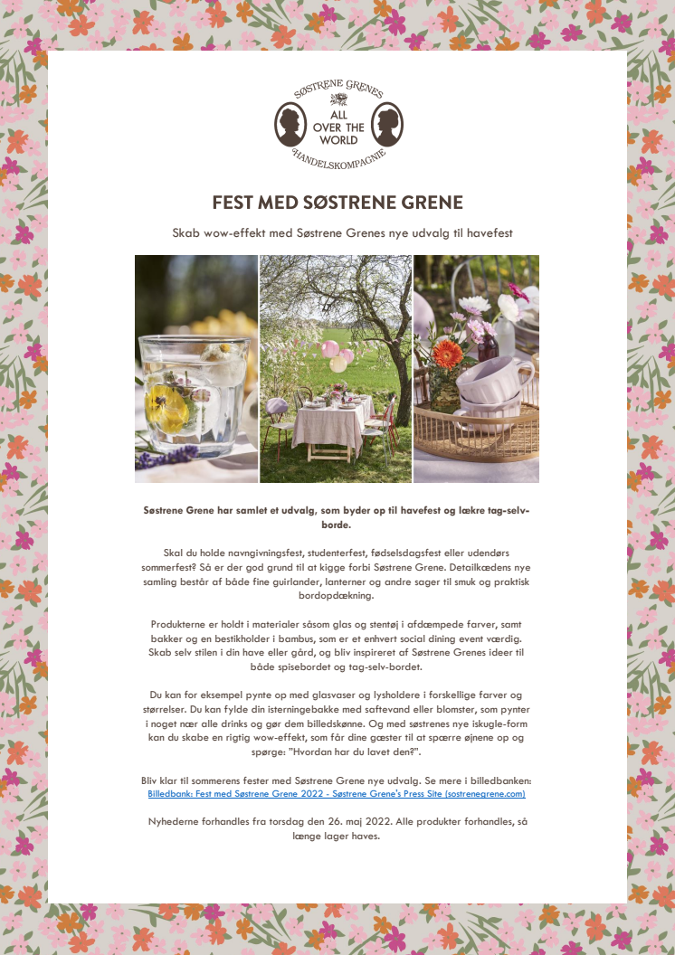 Pressemeddelelse_OUTDOOR CELEBRATIONS_Søstrene Grene 2022_DK.pdf