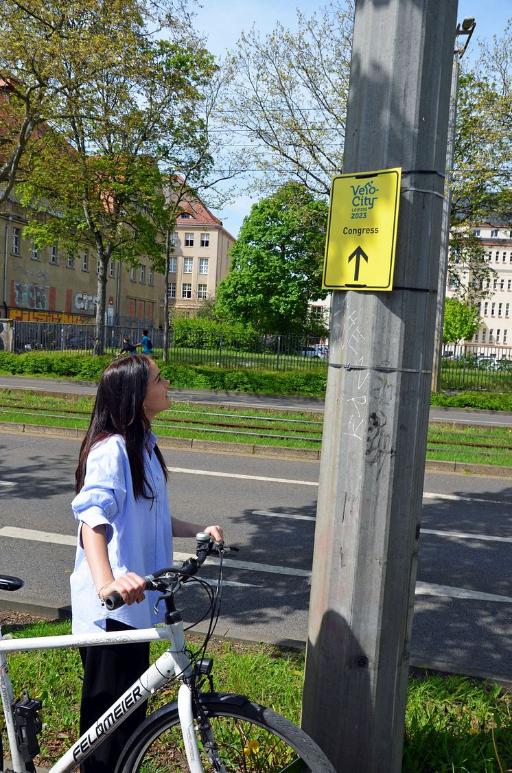 Velo-city - Radweg zur Leipziger Messe