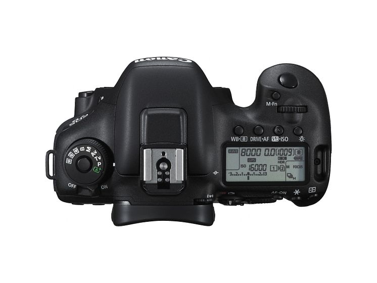 Canon EOS 7D Mark II top