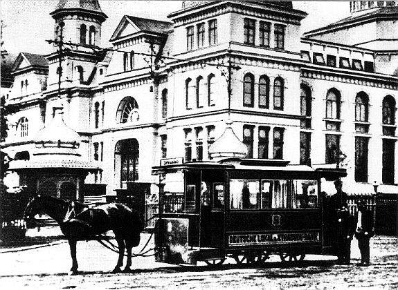 Bild 1_Pferdebahn          um 1881         Fredenbaum