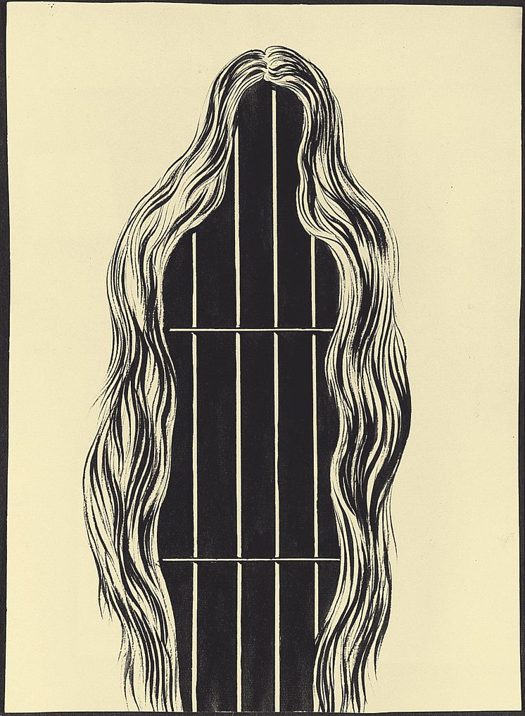 René Magritte, Dessin pour Moralité du sommeil de Paul Eluard © Bildupphovsrätt, Stockholm 2022