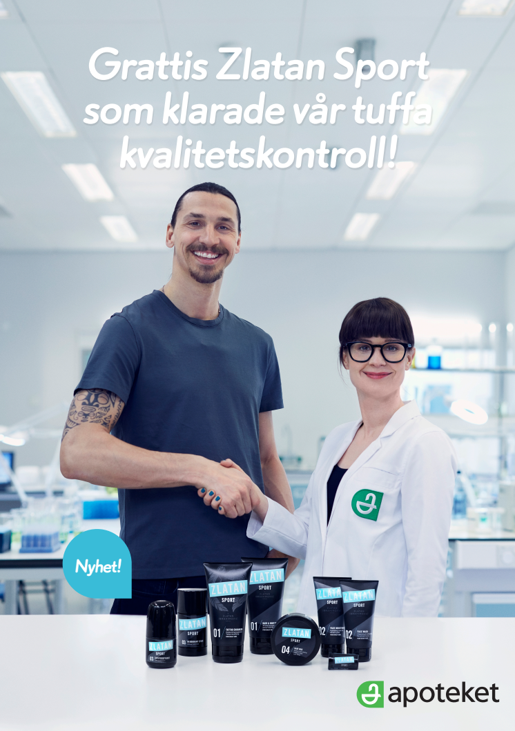 Zlatan Sport nu på Apoteket