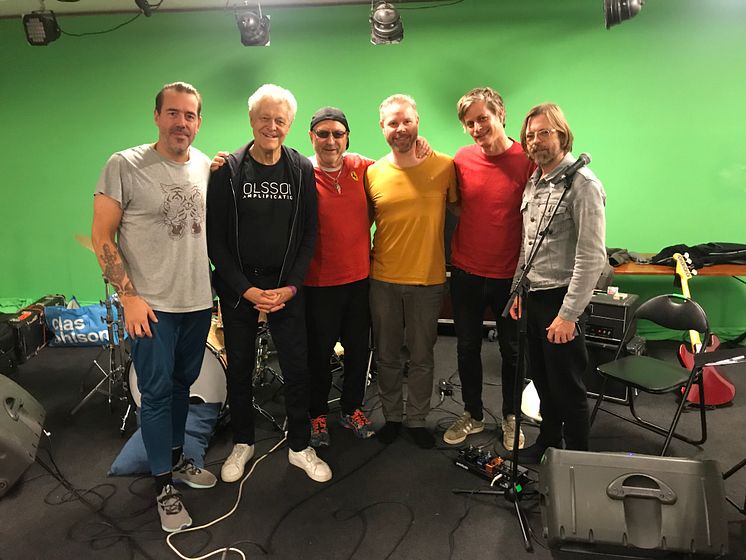  Fr v Ola Gustafsson, Georg Wadenius, Pugh Rogefeldt, Andreas Dahlbäck, Martin Hederos och Jerker Odelholm.