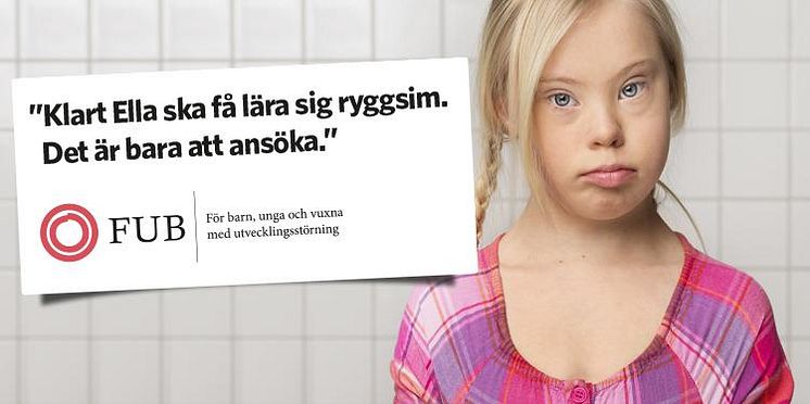 Ansökan om ett vanligt liv. Klart att Ella ska få lära sig ryggsim.