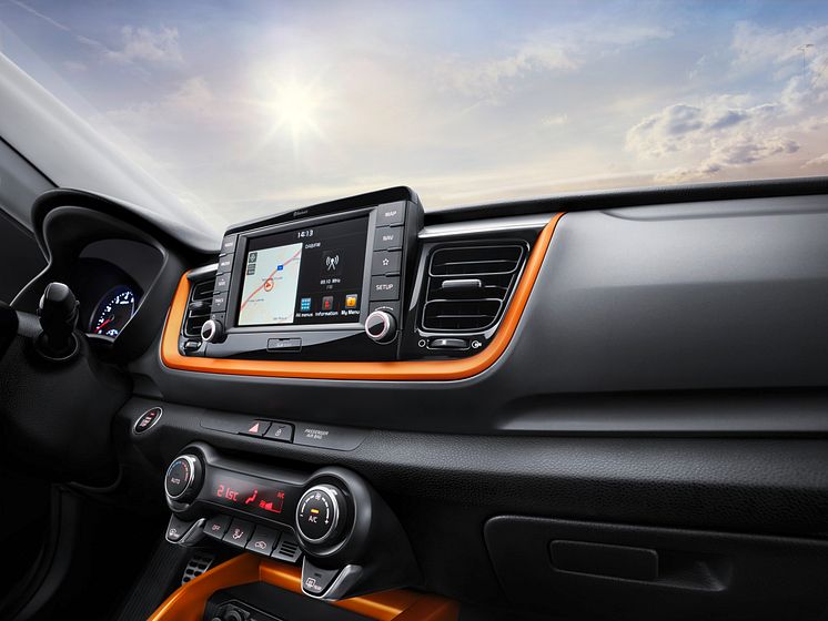 Kia Stonic premiär_interiordetail