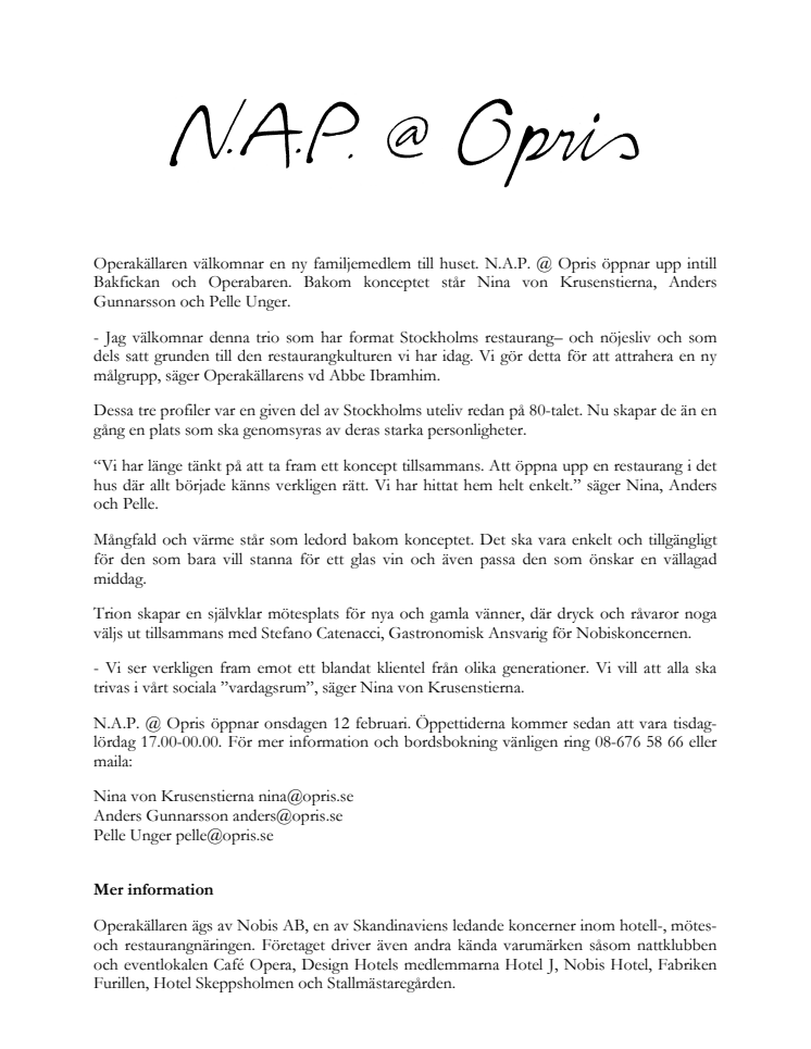 N.A.P @ Opris