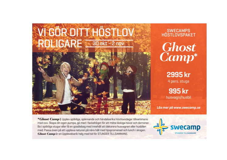 Ghost Camp - Vi gör ditt höstlov roligare!