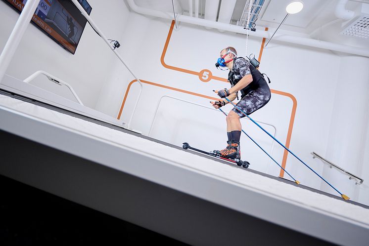 Multi-functional treadmill area-Roller skiing