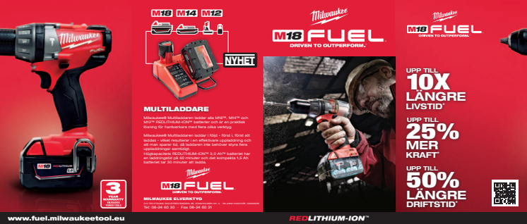 Milwaukee M18 FUEL broschyr