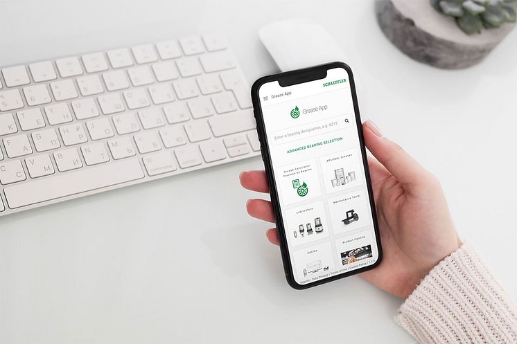 Grease app from Schaeffler