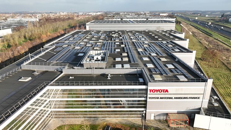 Toyota Material Handling Paris onsite solar