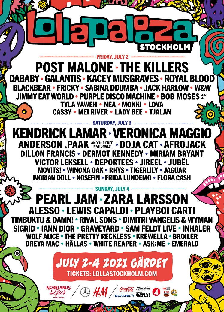 Lollapalooza Stockholm 2021