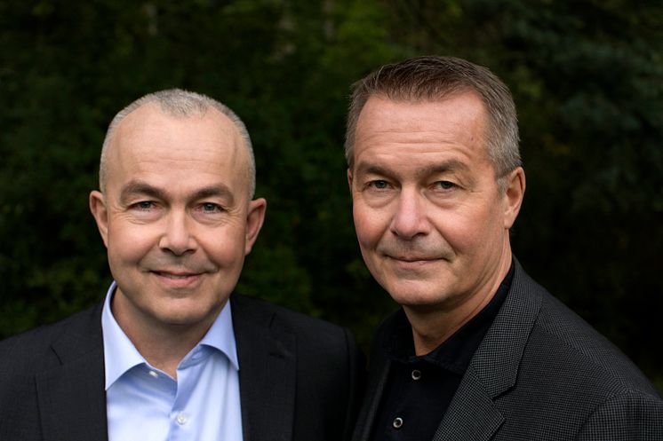 Christer och Roger Wikström. Foto: Tobias Regell