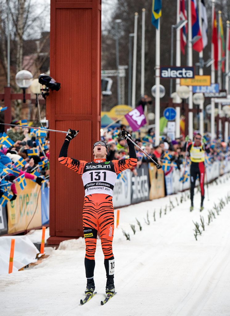 Petter Eliassen, Norge, vann Vasaloppet 2015