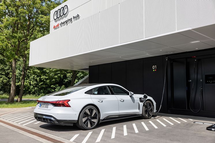 Audi charging hub i Nürnberg