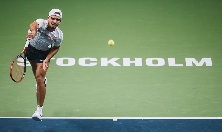 Tomas Machac at the BNP Paribas Nordic Open 2023