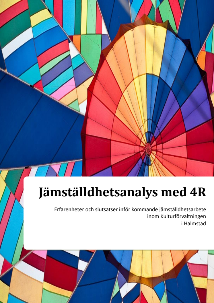 Jämställdhetsanalys