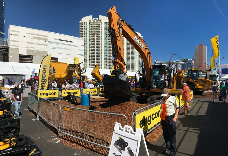 Succé för Engcon på Conexpo i Las Vegas