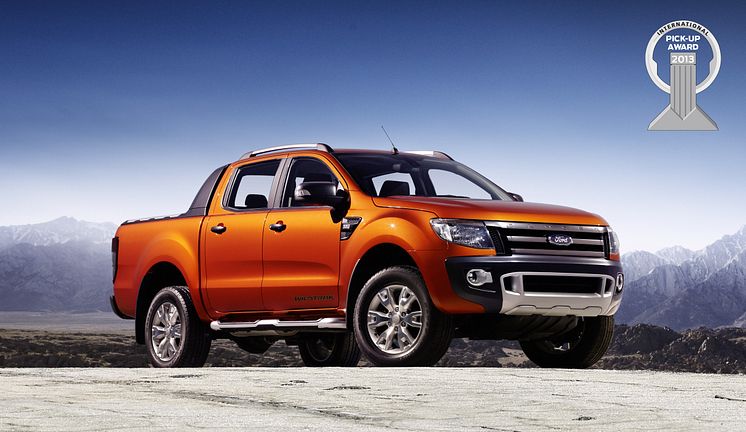 Nya Ford Ranger har blivit utsedd till årets Pick-Up 2013