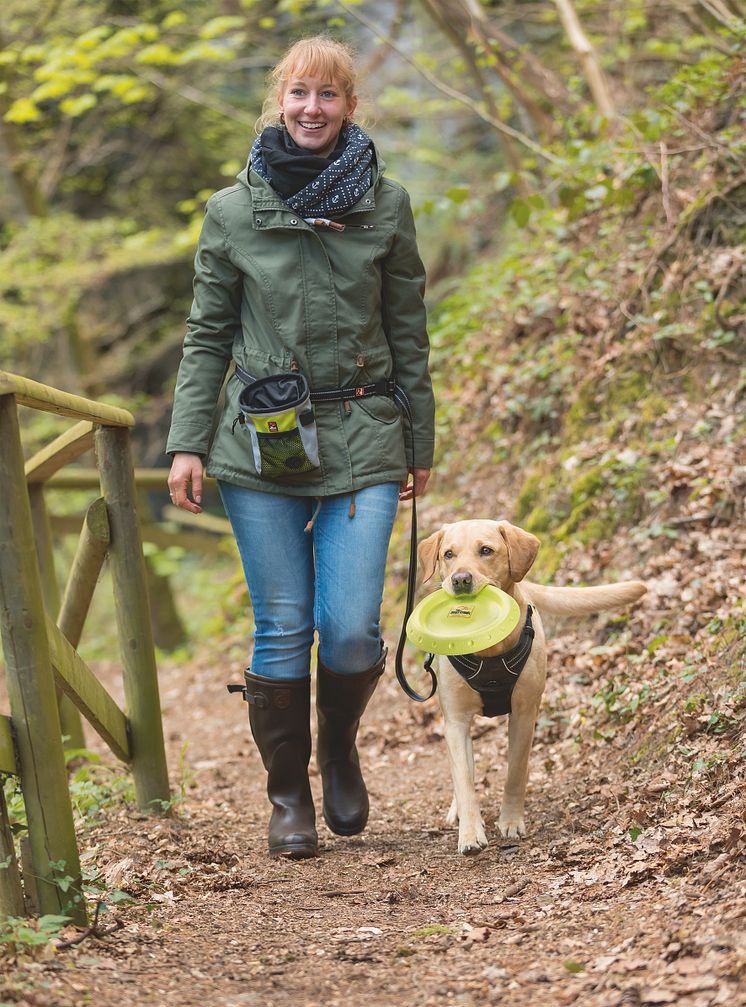 Herbstspaziergang mit Hund