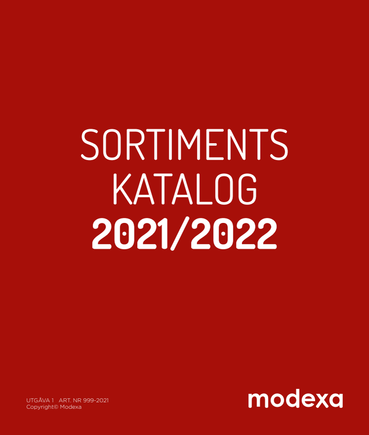 MODEXA Sortimentskatalog 2021-2022
