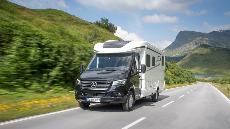 Husbil byggd på Mercedes-Benz Sprinter