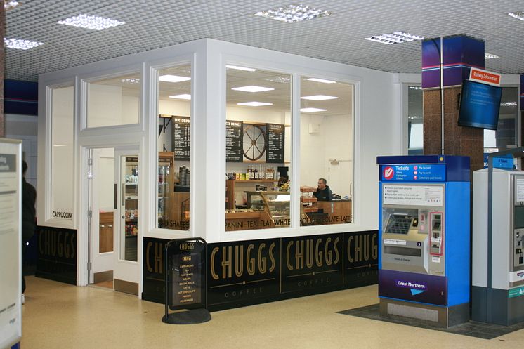 Chuggs coffee shop after the refurbishment