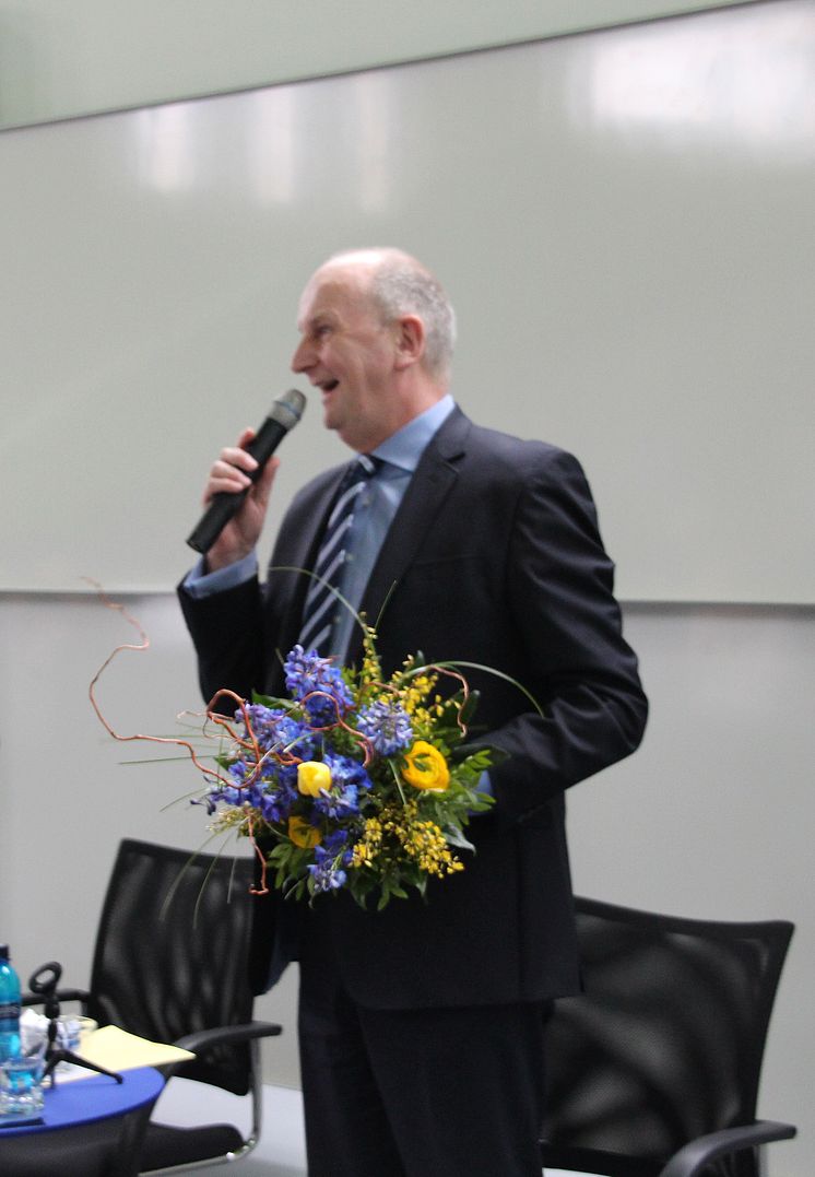 Ministerpräsident Dr. Dietmar Woidke eröffnete das 24. Sommersemester des Seniorenseminars der TH Wildaue